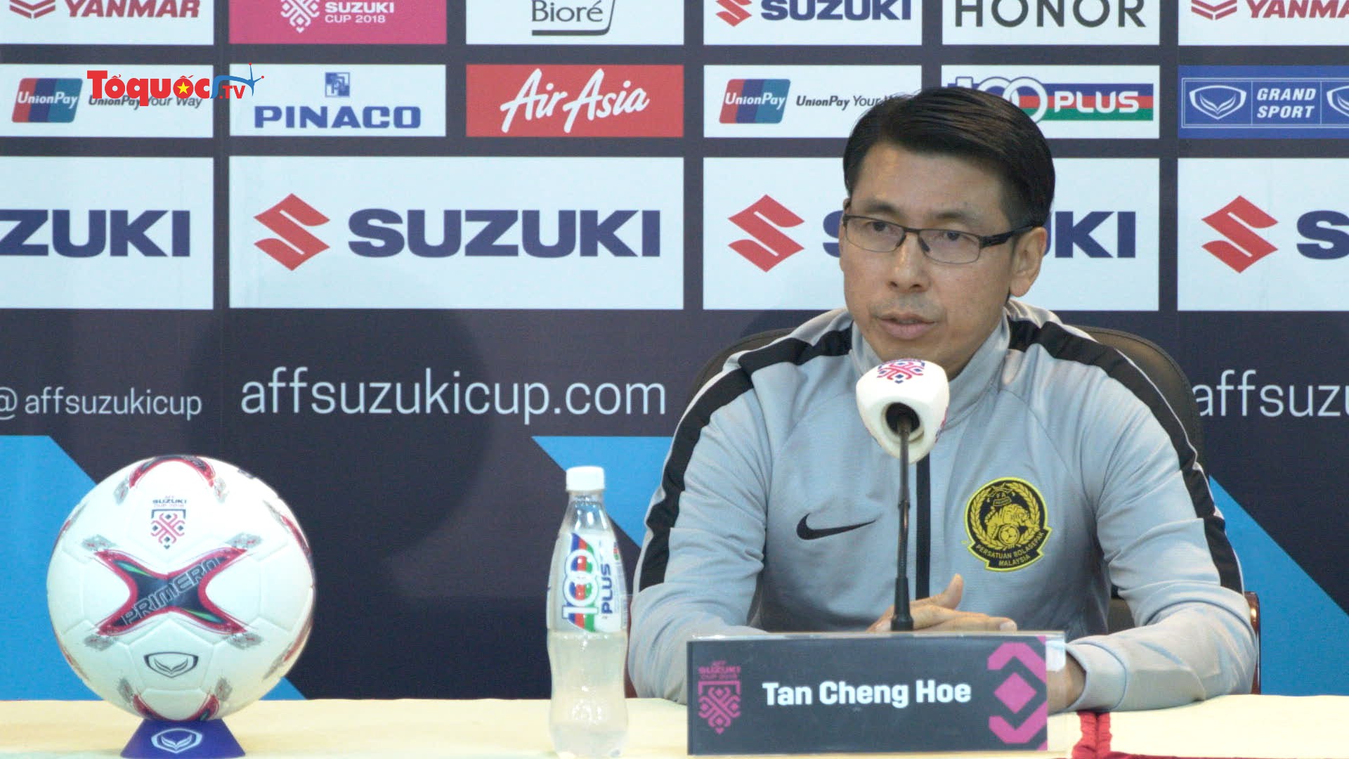 HLV Tan Cheng Hoe: Các cầu thủ Malaysia đều có đủ tự tin và chịu được áp lực tốt