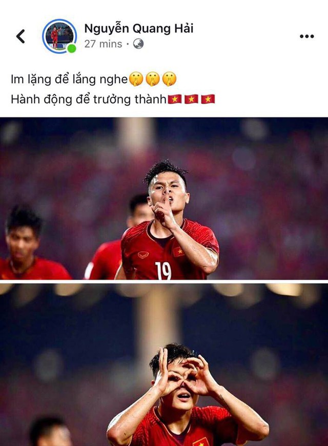 Quang Hải: Im lặng để lắng nghe, hành động để trưởng thành - Ảnh 1. Quang Hải: Im lặng để lắng nghe, hành động để trưởng thành - Ảnh 1.