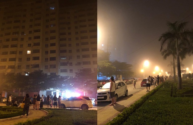 Nghệ An: Cháy chung cư lúc rạng sáng hàng trăm người tháo chạy, một cảnh sát bị ngạt khói - Ảnh 1.