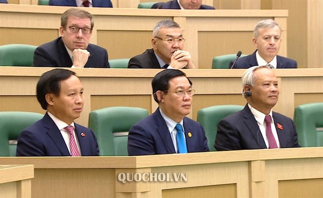 Phát biểu của Chủ tịch Quốc hội tại phiên họp toàn thể Hội đồng Liên bang Nga - Ảnh 4. Phát biểu của Chủ tịch Quốc hội tại phiên họp toàn thể Hội đồng Liên bang Nga - Ảnh 4.