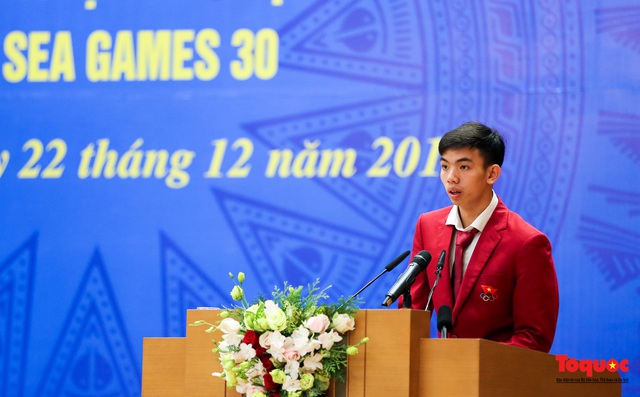 Thủ tướng gặp mặt, vinh danh VĐV, HLV đạt thành tích cao tại SEA Games 30 - Ảnh 9.