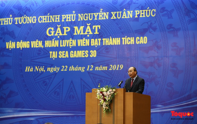 Thủ tướng gặp mặt, vinh danh VĐV, HLV đạt thành tích cao tại SEA Games 30 - Ảnh 12.