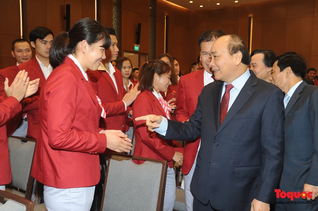 Thủ tướng gặp mặt, vinh danh VĐV, HLV đạt thành tích cao tại SEA Games 30 - Ảnh 5.