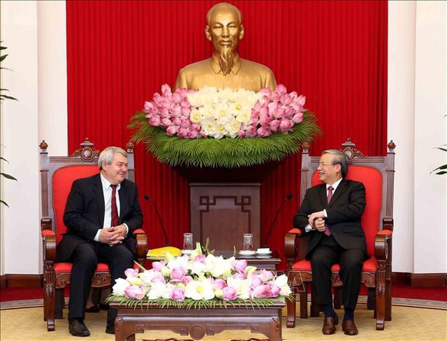 Thường trực Ban Bí thư tiếp Phó Chủ tịch Hạ viện Cộng hoà Czech - Ảnh 1. Thường trực Ban Bí thư tiếp Phó Chủ tịch Hạ viện Cộng hoà Czech - Ảnh 1.