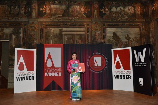 Nữ họa sĩ Việt nhận Huy chương Vàng cuộc thi Thiết kế quốc tế tại Ý - Ảnh 1.