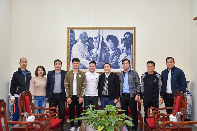 Nguyễn Quang Hải, Trần Đình Trọng hoàn thiện thủ tục nhập học chính thức tại Trường Đại học TDTT Bắc Ninh - Ảnh 2.