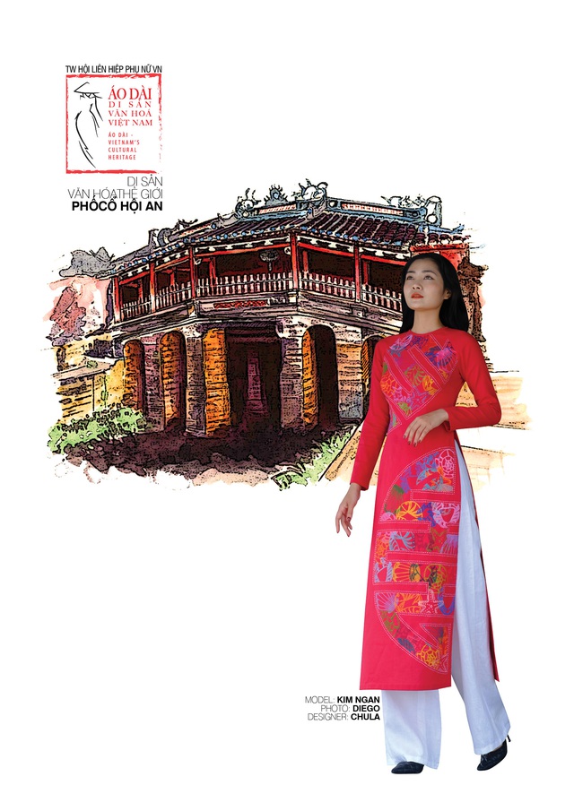 Trình diễn hơn 1000 mẫu Áo Dài mang hình ảnh Di sản văn hóa thế giới của Việt Nam tại Văn Miếu, Quốc Tử Giám - Ảnh 2.