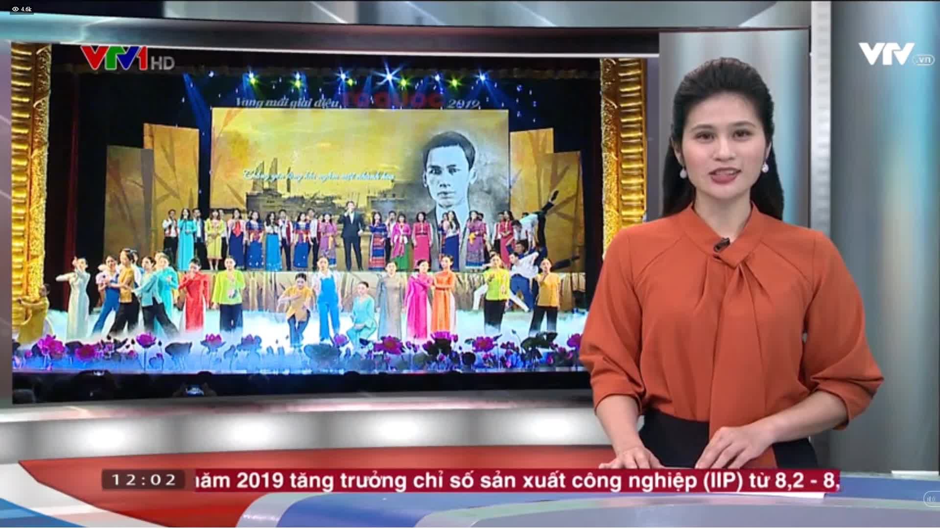 VTV đưa tin về chương trình nghệ thuật đặc biệt Vang mãi giai điệu Tổ Quốc 2019