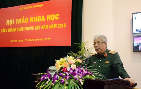Thượng tướng Nguyễn Chí Vịnh: Sách trắng nhằm công khai minh bạch quốc phòng của Việt Nam - Ảnh 1.