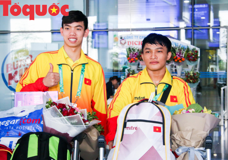 Đoàn thể thao Olympic trẻ Việt Nam về nước sau kỳ Đại hội thành công vượt ngoài kỳ vọng - Ảnh 9.