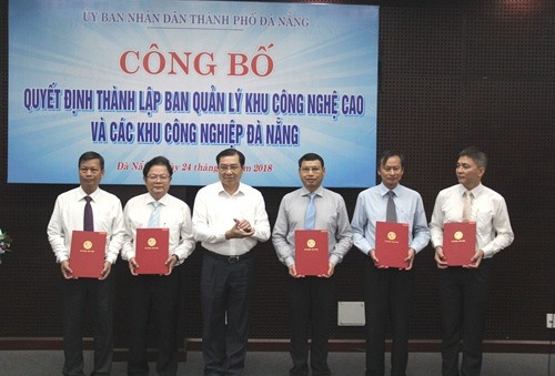 Công bố thành lập BQL Khu công nghệ cao và các Khu công nghiệp Đà Nẵng - Ảnh 1.