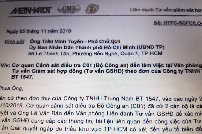 Bị điều tra, tư vấn giám sát “siêu dự án” cuống cuồng cầu cứu chính quyền - Ảnh 1. Bị điều tra, tư vấn giám sát “siêu dự án” cuống cuồng cầu cứu chính quyền - Ảnh 1.