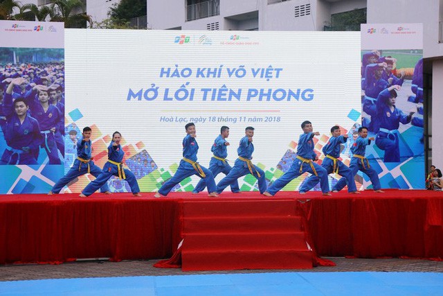 Màn đồng diễn võ thuật 7.000 người tham gia xác lập kỷ lục Việt Nam - Ảnh 5.