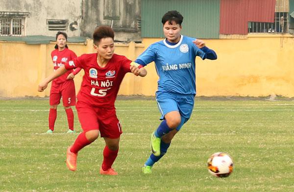 Giải Bóng đá nữ: Hà Nội hòa Quảng Ninh - Ảnh 1.
