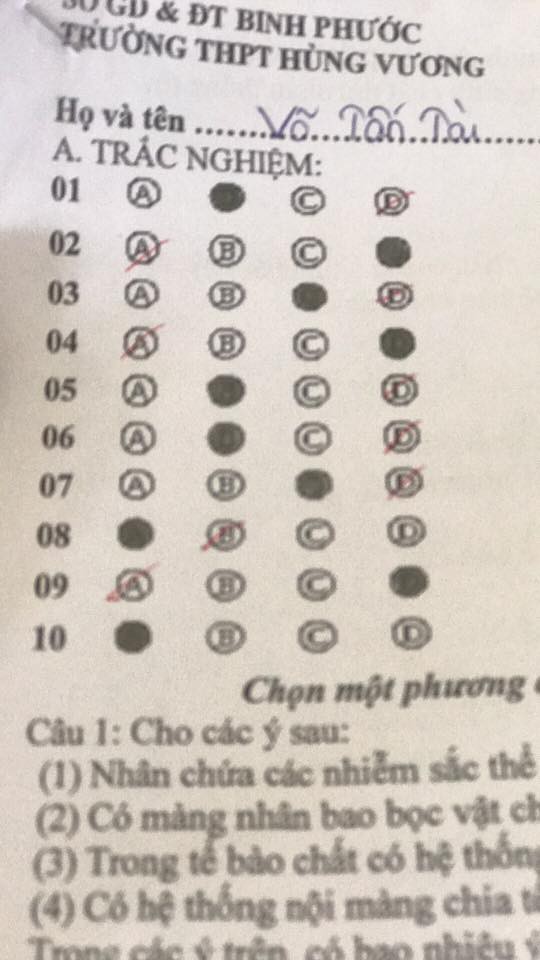 Thí sinh khóc thét với kết quả thi trắc nghiệm 20 câu chỉ đúng 1  - Ảnh 4.