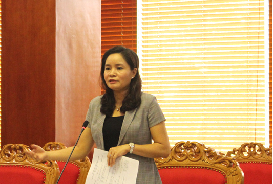 Thứ trưởng Trịnh Thị Thủy làm việc với lãnh đạo tỉnh Lạng Sơn về công tác hoạt động Vì sự tiến bộ của phụ nữ và bình đẳng giới năm 2018 - Ảnh 1.