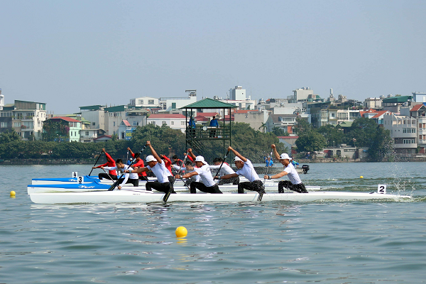 Đua thuyền Canoeing - Niềm tự hào của thể thao thành tích cao Vĩnh Phúc - Ảnh 1.