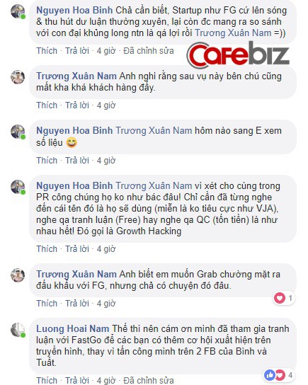 Cãi nhau 30 phút trên sóng truyền hình chưa đủ, lãnh đạo Fastgo và TS. Lương Hoài Nam tiếp tục khẩu chiến trên Facebook, mới nửa ngày đã đá qua lại gần 400 bình luận - Ảnh 5.