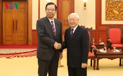 Tổng Bí thư, Chủ tịch nước tiếp đoàn đại biểu Đảng Cộng sản Nhật Bản - Ảnh 1.