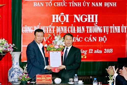 Nam Định, Thừa Thiên Huế, Bến Tre bổ nhiệm thêm nhiều cán bộ  - Ảnh 1.