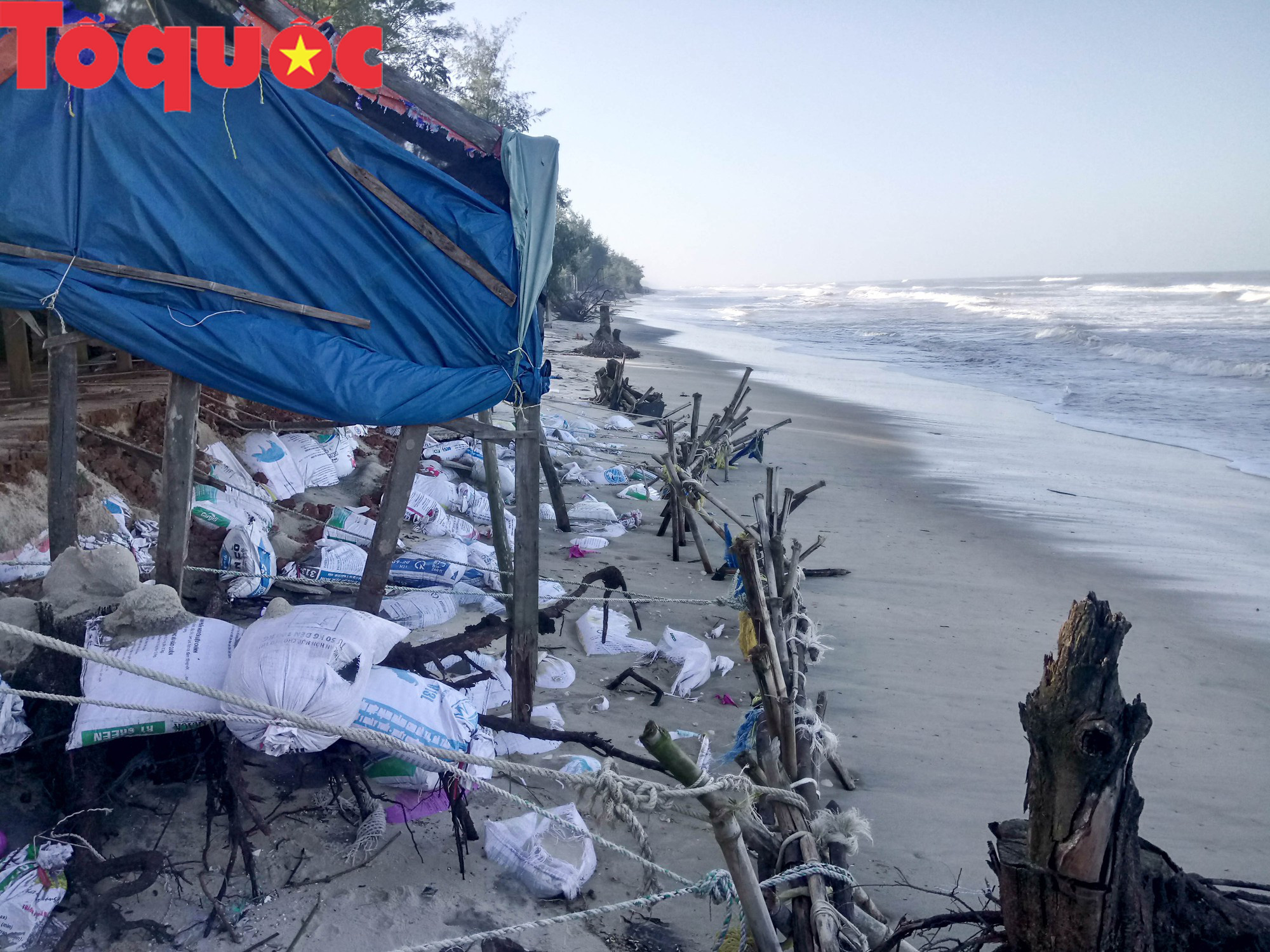 Thừa Thiên - Huế: Người dân lo âu vì bờ biển sạt lở nghiêm trọng - Ảnh 6.