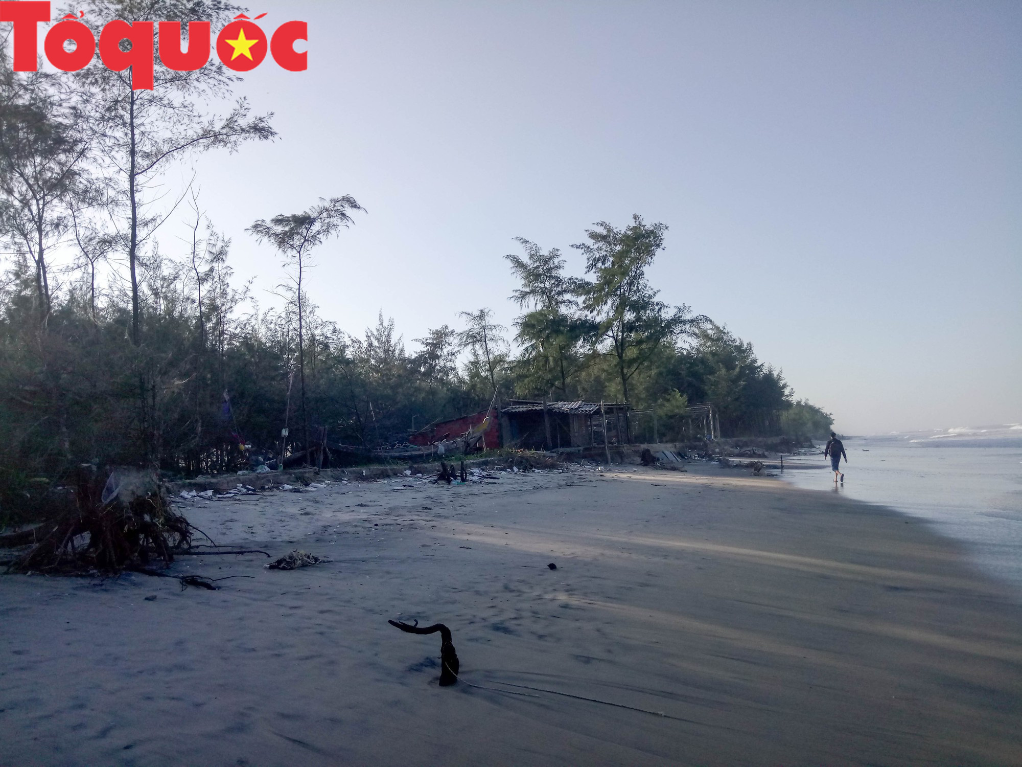 Thừa Thiên - Huế: Người dân lo âu vì bờ biển sạt lở nghiêm trọng - Ảnh 4.