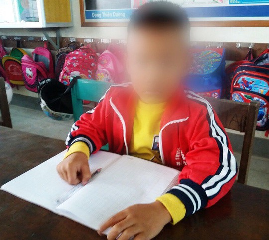 Tạm đình chỉ công tác cô giáo đánh học sinh ở Quảng Bình - Ảnh 1.