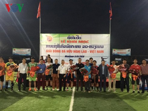 Khai mạc Giải bóng đá hữu nghị Lào – Việt Nam Vientiane 2019 - Ảnh 1. Khai mạc Giải bóng đá hữu nghị Lào – Việt Nam Vientiane 2019 - Ảnh 1.