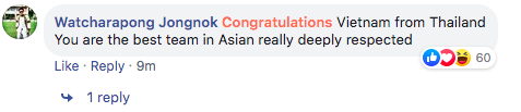 Fan quốc tế &quot;náo loạn&quot; facebook Liên đoàn bóng châu Á vì chúc mừng tuyển Việt Nam - Ảnh 3.