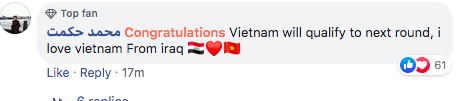 Fan quốc tế &quot;náo loạn&quot; facebook Liên đoàn bóng châu Á vì chúc mừng tuyển Việt Nam - Ảnh 4.
