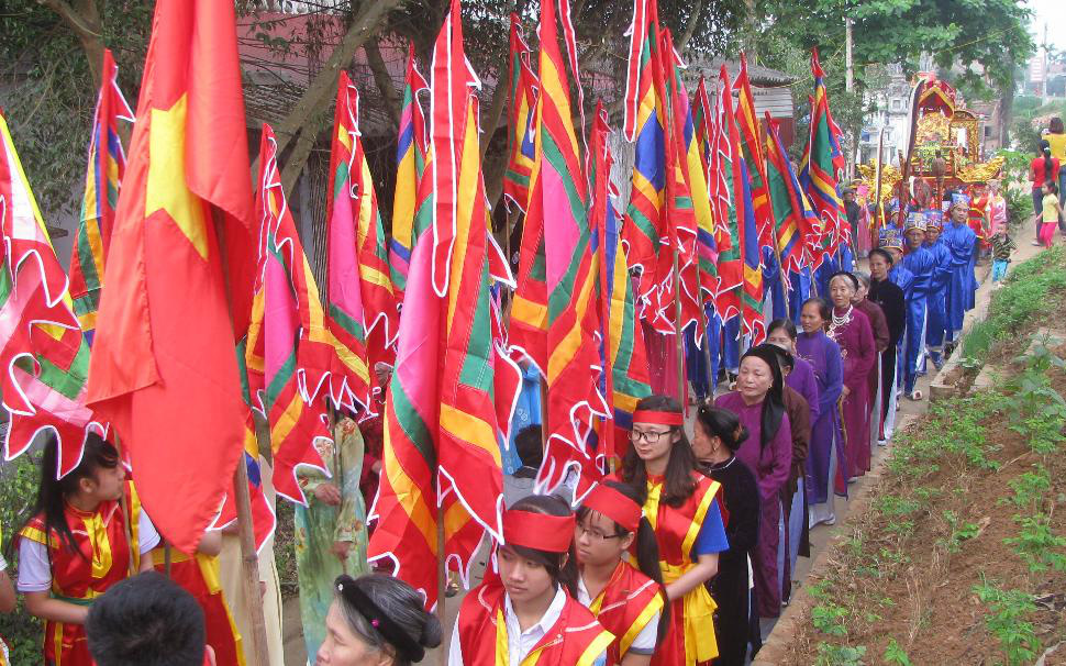 Độc đáo lễ hội làng Hạ Bì Hạ - Tri ân công đức Vua Hùng