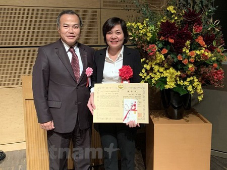 Nhật Bản vinh danh nhà khoa học Mai Thị Ngần - Ảnh 1.