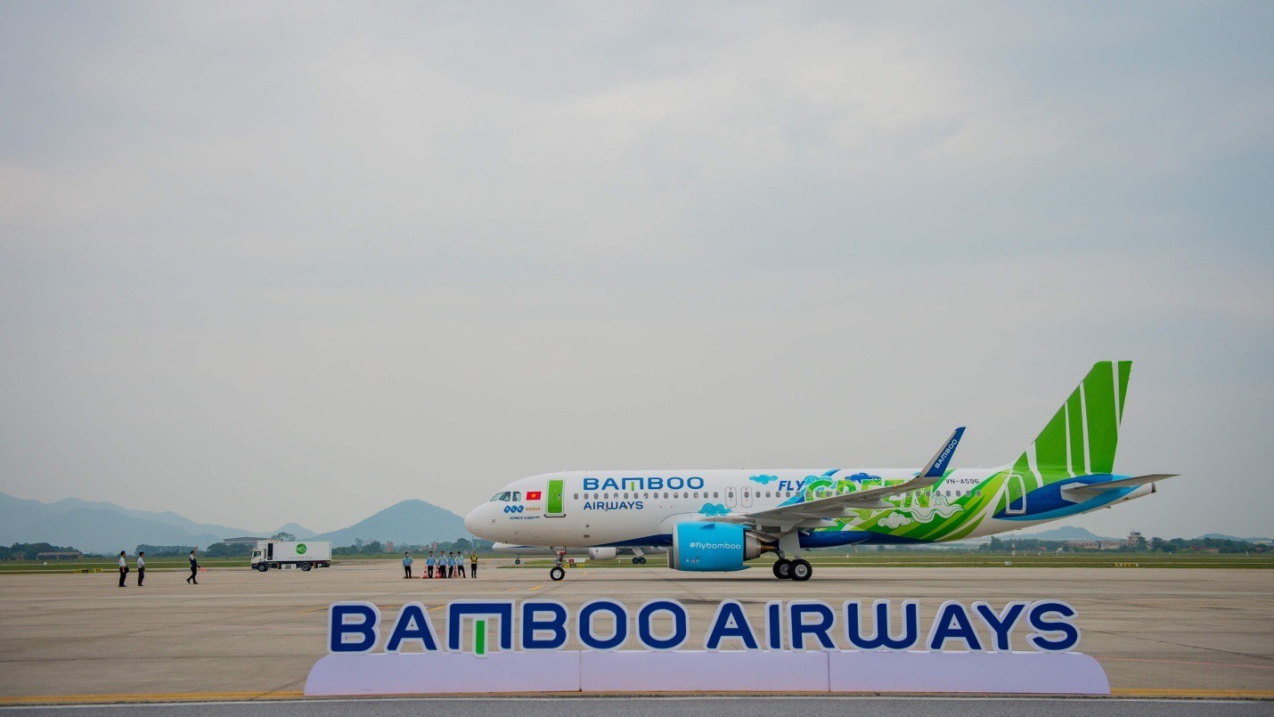 Bamboo Airways đón máy bay Airbus A320neo đầu tiên trong chiếc áo “Fly Green” ấn tượng - Ảnh 2.