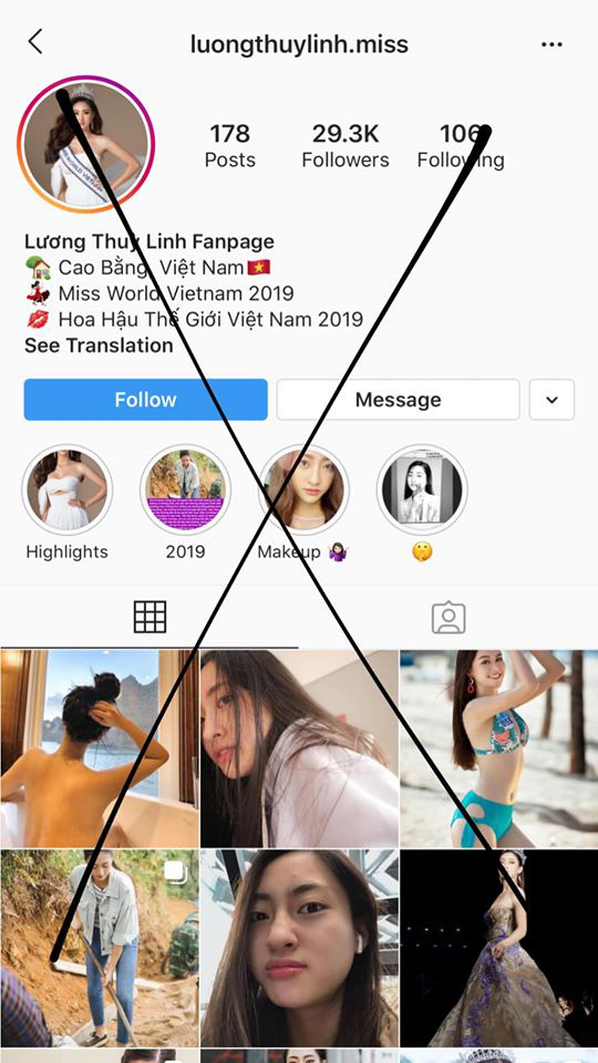 Hoa hậu Lương Thùy Linh bức xúc khi bị mạo danh Instagram, đăng hình phản cảm - Ảnh 3.