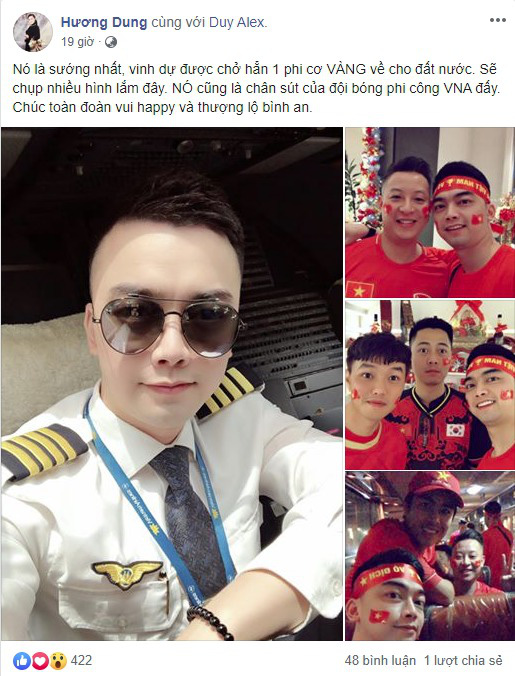Bất ngờ cơ trưởng lái chiếc máy bay chở toàn đội tuyển quốc gia từ Philippines về nước - Ảnh 1.