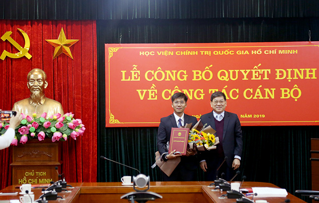 Học viện Chính trị quốc gia Hồ Chí Minh bổ nhiệm cán bộ - Ảnh 1.