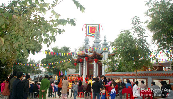 Khánh thành công trình phục hồi đền Nhà Quan, Nghệ An - Ảnh 1.