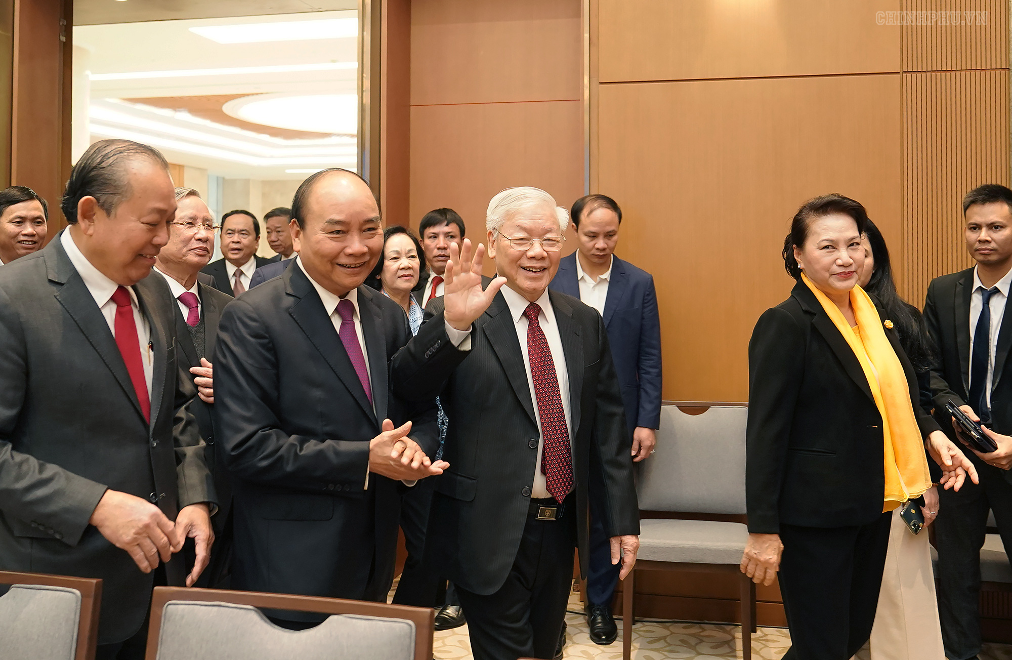 Tổng Bí thư, Chủ tịch nước Nguyễn Phú Trọng dự Hội nghị Chính phủ với các địa phương - Ảnh 2.