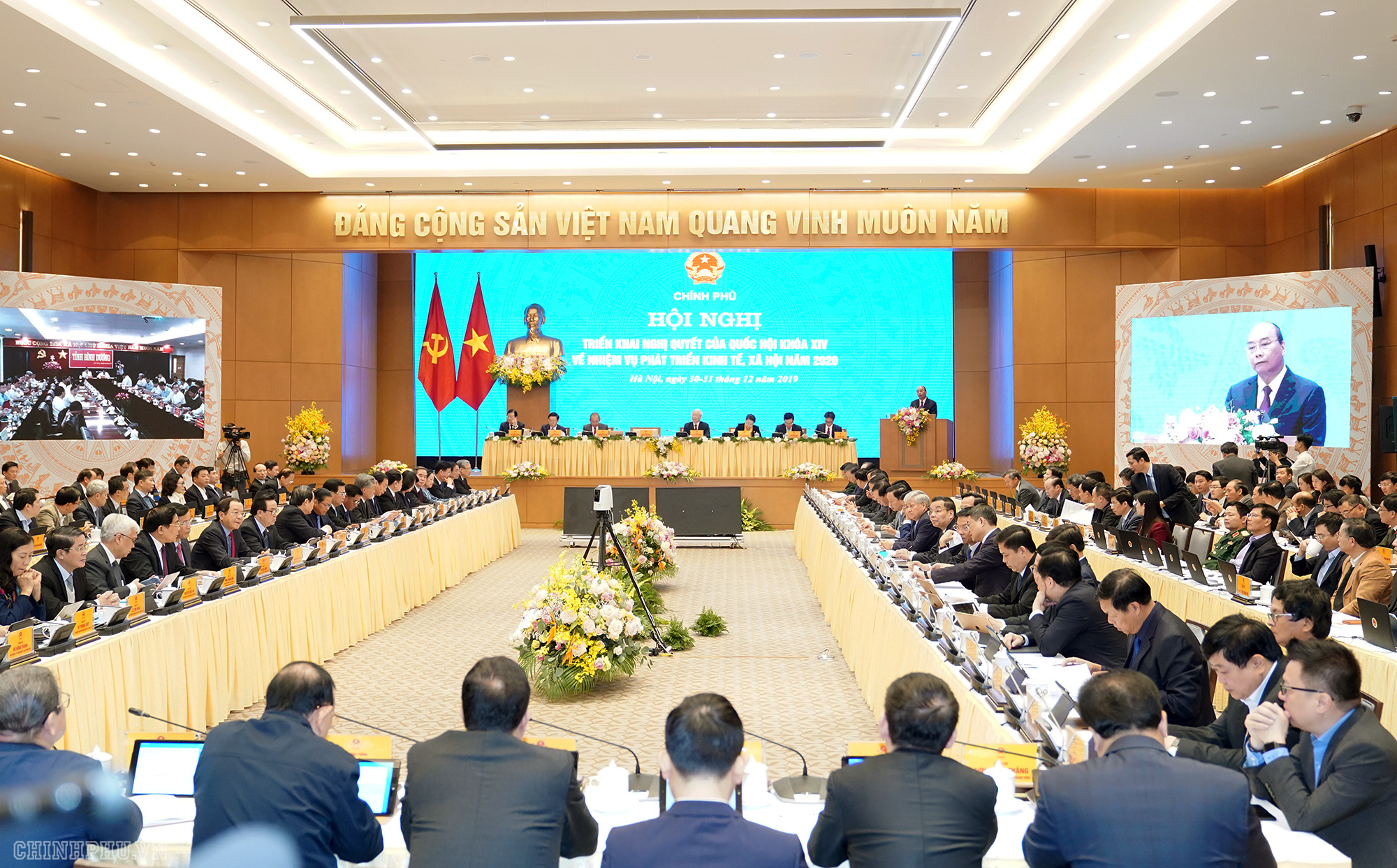 Tổng Bí thư, Chủ tịch nước Nguyễn Phú Trọng dự Hội nghị Chính phủ với các địa phương - Ảnh 3.