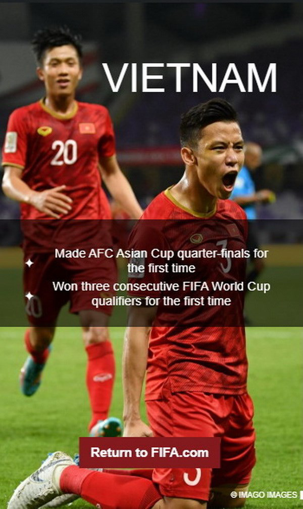 FIFA xếp ĐT Việt Nam vào top 12 ĐT gây bất ngờ nhất năm 2019 - Ảnh 1.