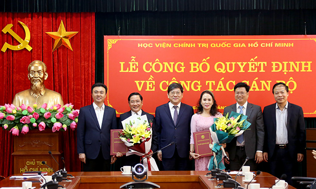 Học viện Chính trị Quốc gia Hồ Chí Minh bổ nhiệm lãnh đạo - Ảnh 1.