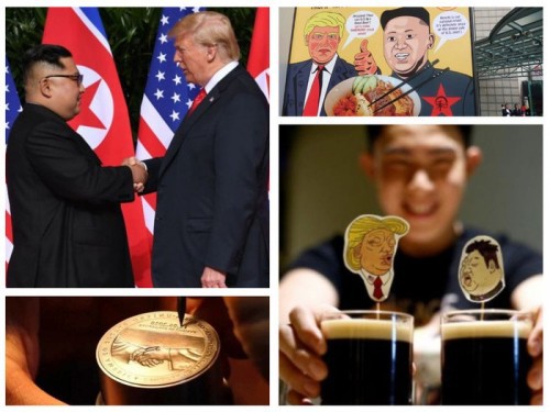 Người dân Singapore hốt bạc nhờ những cách sáng tạo ăn theo Hội nghị Thượng đỉnh Mỹ-Triều - Ảnh 1.