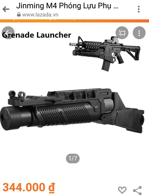TP HCM đề nghị kiểm tra việc Lazada bán thiết bị lắp ráp súng - Ảnh 1.