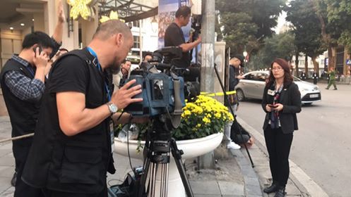 Trực tiếp từ Sofitel Legend Metropole: Tổng thống D. Trump: Đất nước ông có tiềm năng kinh tế vô cùng to lớn - Ảnh 34. Trực tiếp từ Sofitel Legend Metropole: Tổng thống D. Trump: Đất nước ông có tiềm năng kinh tế vô cùng to lớn - Ảnh 34.