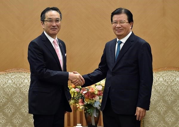 Phó Thủ tướng Trịnh Đình Dũng tiếp Tổng Giám đốc tập đoàn thương mại và đầu tư hàng đầu Nhật Bản Marubeni - Ảnh 1.