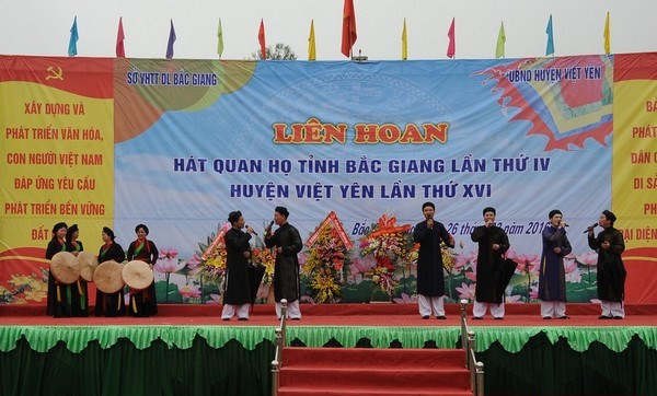Tổ chức Liên hoan hát Quan họ, Ca trù tỉnh Bắc Giang năm 2019 - Ảnh 1.