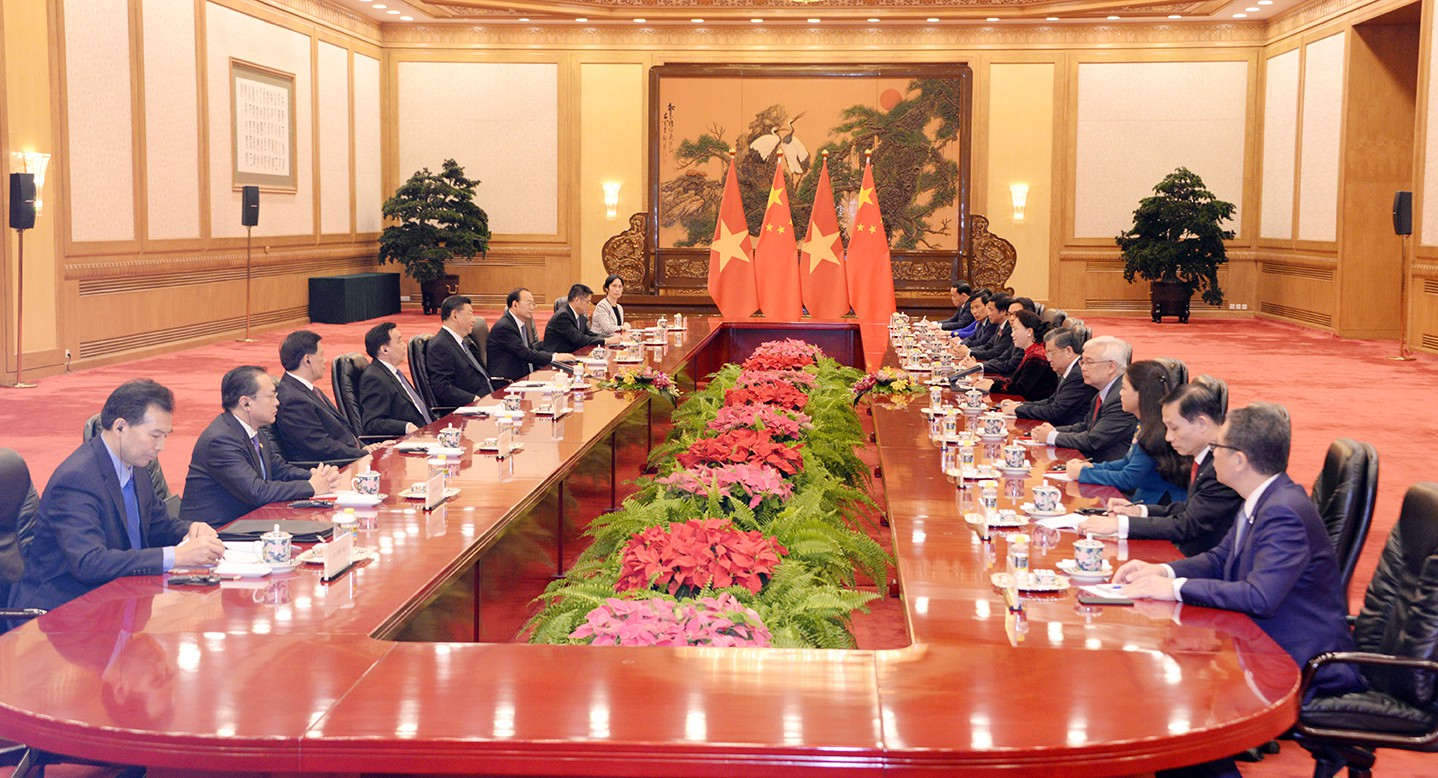 Chủ tịch Quốc hội hội kiến Tổng Bí thư, Chủ tịch Trung Quốc Tập Cận Bình - Ảnh 2.