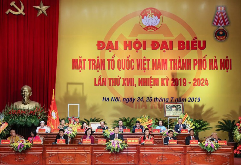 Đại hội Đại biểu MTTQ Việt Nam thành phố Hà Nội lần thứ 17 - Ảnh 1.