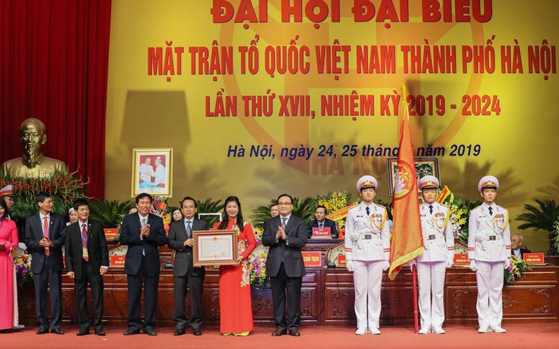 Đại hội Đại biểu MTTQ Việt Nam thành phố Hà Nội lần thứ 17 - Ảnh 2.