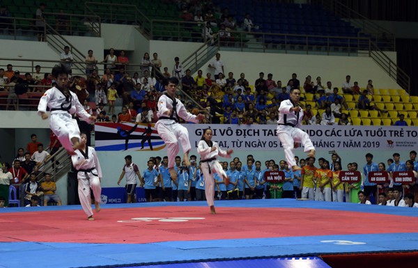 Trên 1.000 vận động viên tham dự Giải vô địch Taekwondo các lứa tuổi trẻ toàn quốc – CJ 2019 - Ảnh 1.